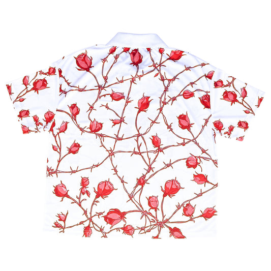 Rose Barbed Wire White Jersey